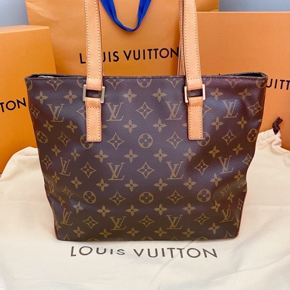 Louis Vuitton Auth Cabas Piano Shoulder Bag! - Picture 2 of 9
